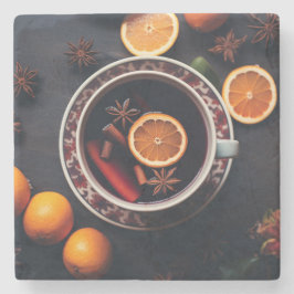 Merry & Mulled | Gezellige vakantie Drink Stenen Onderzetter