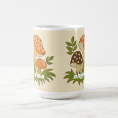 Merry Mushroom met aangepaste naam Koffiemok (Center)