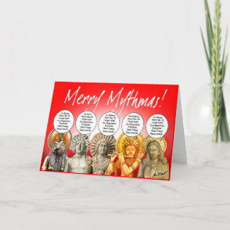 MERRY MYTHMAS! - FEESTDAGEN KAART