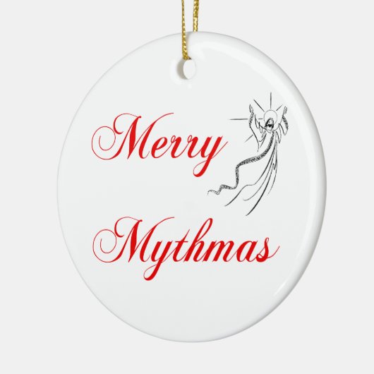 Merry Mythmas Keramisch Ornament (Links)