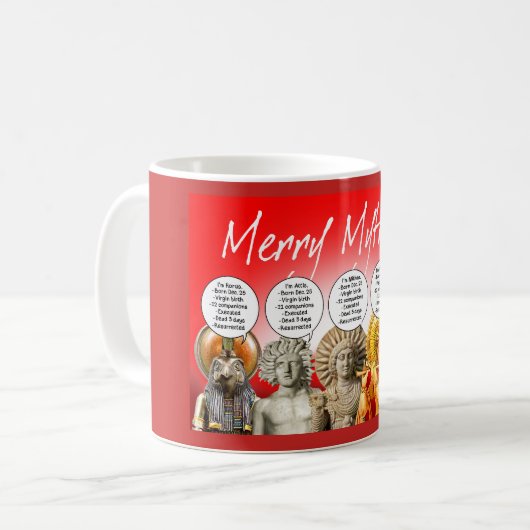 MERRY MYTHMAS! KOFFIEMOK (Voorkant links)