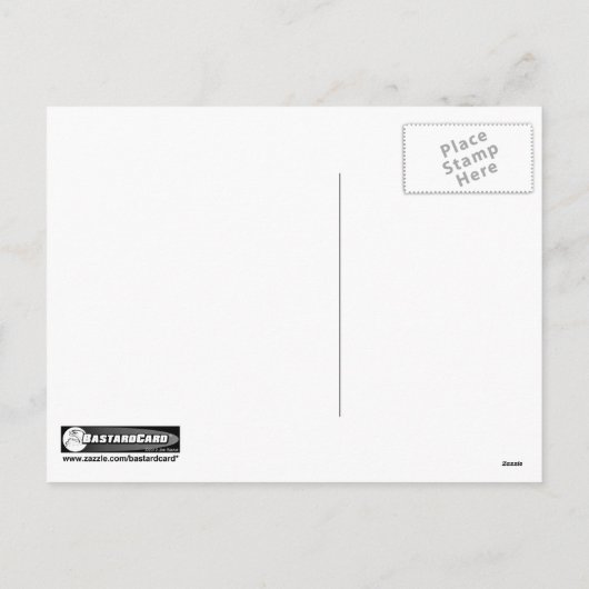 Merry N Bright Snowflake in het Hell Holiday Brief Feestdagenkaart (Achterkant)