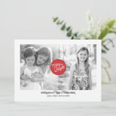 Merry n BrightStor 2 Photo Holiday Kaart (Staand voorkant)