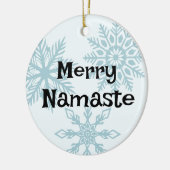 Merry Namaste Christmas Keramisch Ornament (Links)