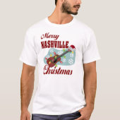 Merry Nashville Mannen Basic T-Shirt (Voorkant)