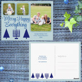 Merry Navy Interreligieuze Familie Kinder 3 Foto H Briefkaart
