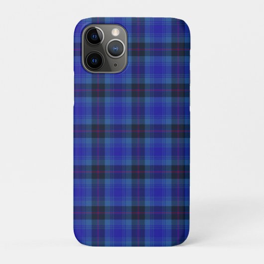 Merry Navy Pset Tartan Patroon Case-Mate iPhone Case (Achterkant)