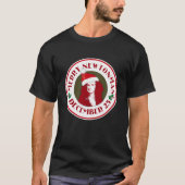 MERRY NEWTONMAS met Sir Isaac Newton T-Shirt (Voorkant)