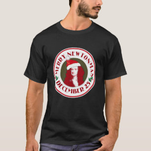MERRY NEWTONMAS met Sir Isaac Newton T-Shirt