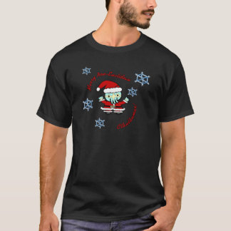 Merry Non-Euclidean Cthulhumas T-shirt