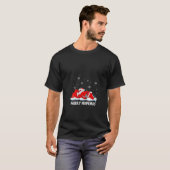 Merry Nopemas Santa Nope Lazy Funny Drink Chris T-shirt (Voorkant volledig)