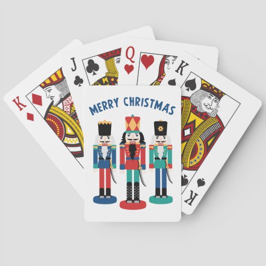 Merry Nutcrackers Pokerkaarten (Achterkant)