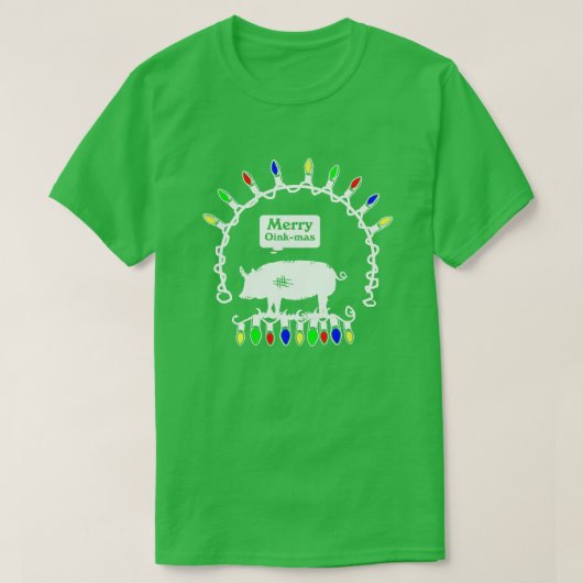 Merry Oink-Mas T-shirt (Design voorkant)