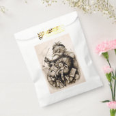 Merry Old Santa Claus Bedankzakje (Gezegeld)