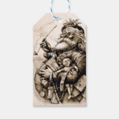 Merry Old Santa Claus Cadeaulabel (Voorkant)