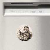 Merry Old Santa Claus Magneet (Insitu (Vaatwasser))