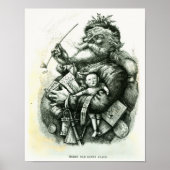 Merry Old Santa Claus Poster (Voorkant)