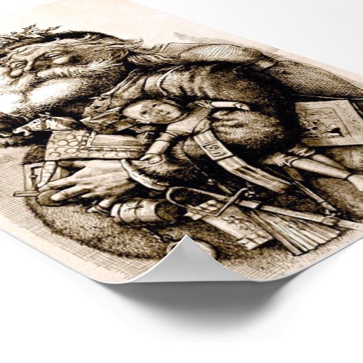 Merry Old Santa Claus Poster (Hoek)