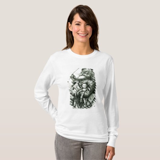 Merry Old Santa Claus T-shirt (Voorkant volledig)