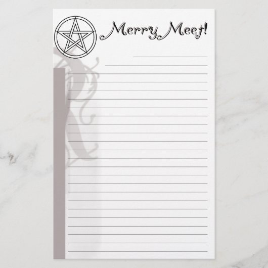 Merry ontmoet Pagan Briefpapier (Voorkant)