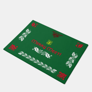 Merry ontmoet Pagan Yule Seasonal Doormat Deurmat