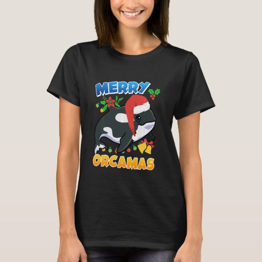 Merry Orcamas Orca Whale Long Sleeve 1 T-shirt (Voorkant)