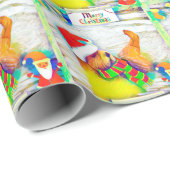 Merry Otterly kerstcadeautje Cadeaupapier (Rol Hoek)