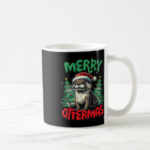 Merry Ottermas Funny Christmas Duck Lover Koffiemok