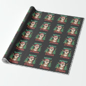 Merry Ottermas Funny Otter Animal Christmas Lovers Cadeaupapier (Uitgerold)