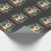 Merry Ottermas Funny Otter Animal Christmas Lovers Cadeaupapier (Hoek)