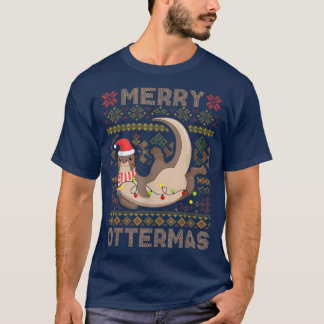 Merry Ottermas kerstkerstkerstkerstkerstkerstkerst T-shirt
