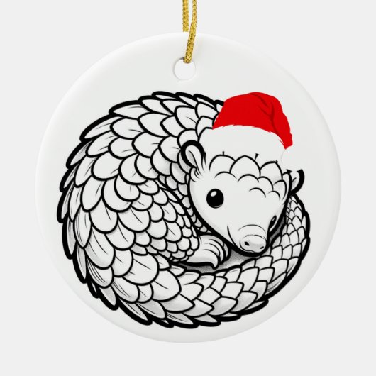 Merry Pangomas Keramisch Ornament (Voorkant)