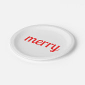 Merry Papieren Bordje (Gekanteld)