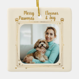 Merry Pawmas Home Is Where Paw Belongs Ceramic Orn Keramisch Ornament