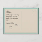 Merry Pawmas Pet Photo Christmas Holiday Kaart (Achterkant)