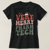 Merry Pharmacy Technology kerstman Tech X T-shirt (Design voorkant)