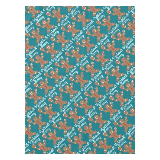 Merry Pickleball Tafelkleed (Voorkant)