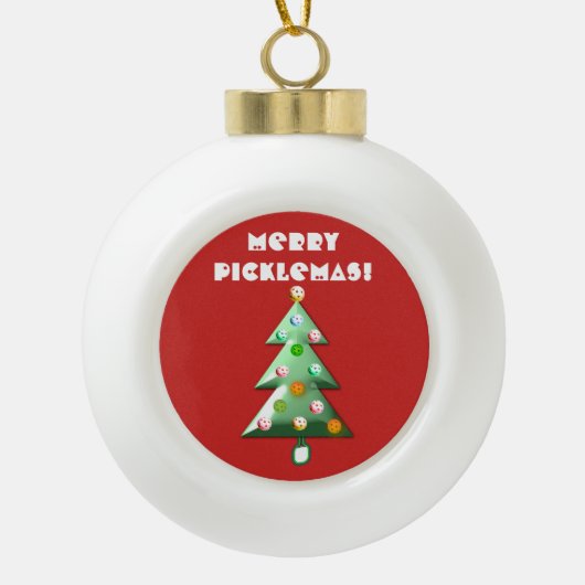 Merry Picklemas Holiday Ornament (Voorkant)