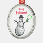 Merry Picklemas Holiday Ornament (Links)