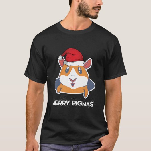 Merry Pigmas Animal Guinea Pig T-shirt (Voorkant)