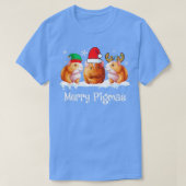Merry Pigmas Funny Guinea Pig Christmas Xmas  T-shirt (Design voorkant)