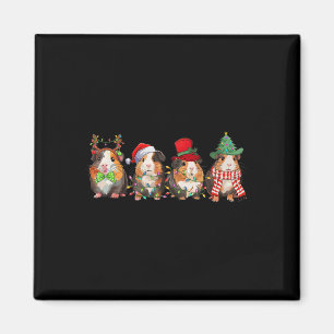 Merry Pigmas Funny Santa Guinea Pig Squad Kerst Magneet