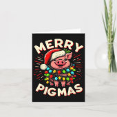 Merry Pigmas kerstmis met kerstmis met kerstmis me Kaart (Voorkant)