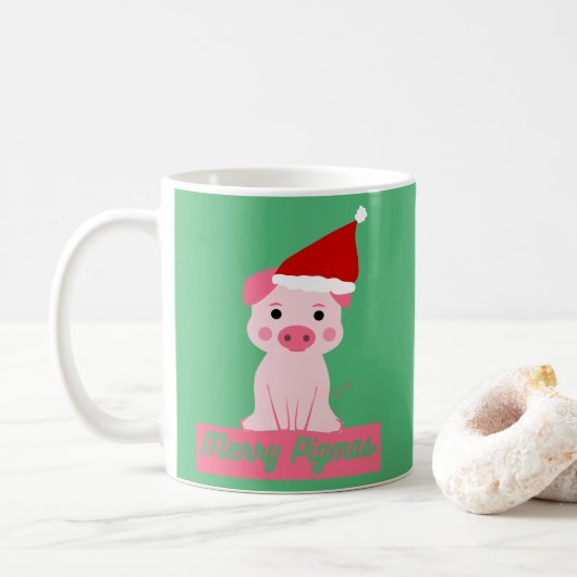 Merry Pigmas Koffiemok (Met donut)