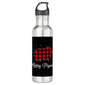 Merry Pigmas Red Pset Guinee met kerstcadeau Waterfles (Voorkant)