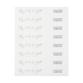 Merry Pines Holiday Return Address Labels (Vel)