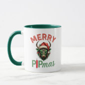 Merry PIPmas Trading Bull Christmas Design – Funny Mok (Links)