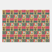 Merry Pitmas - Inpakpapier Vel (Voorkant)