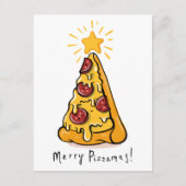 Merry Pizzamas - Een feestelijk stukje vreugde! Feestdagenkaart (Voorkant)