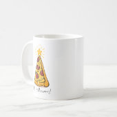 Merry Pizzamas - Een feestelijk stukje vreugde! Koffiemok (Voorkant links)